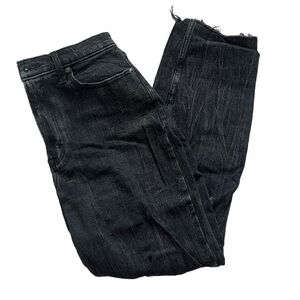 Abercrombie & Fitch Distressed Ultra High Rise Mom Jeans Womens Size 29 8R